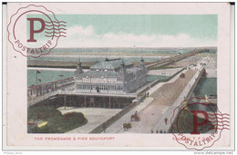 1904   SOUTHPORT, Lancashire, England, United Kingdom  The Promenade And Pier - Southport