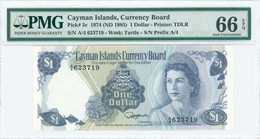 CAYMAN ISLANDS 1 Dollar (Law 1974 - ND 1985) - Kaaimaneilanden