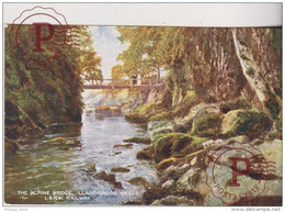 Early L & N.W. Railway Postcard - The Alpine Bridge   Llanwrtyd Wells Becknockshire Wales - Breconshire