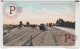 C.P.R. Yards & Station, Moose Jaw, Sask - Autres & Non Classés