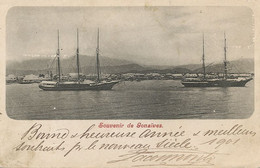 Haiti  Souvenir Des Gonaives 1900 Nouveau Siècle New Century . Envoi à B. De Puybaudet Banque Nationale Haiti - Haïti