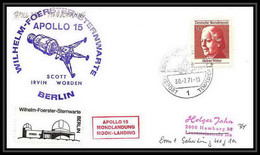 6092/ Espace (space Raumfahrt) Lettre (cover Briefe) 30/7/1971 Apollo 15 Moonlanding Allemagne (germany Bund) - Europa