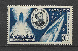 MONACO Poste Aérienne N° 60 * Neuf Avec Très Légère Trace De Charnière - Airmail