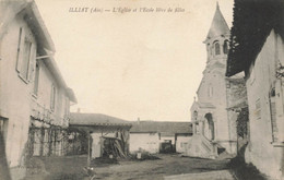 01 Illiat  L'eglise Et L'ecole - Non Classés