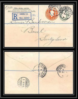 3009/ Grande Bretagne Great Britain Entier Stationery Enveloppe Registered Letter Pour Basel Suisse (Swiss) 1912 - Material Postal