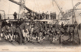 Cpa Toulon "Couronne" Le Lavage Du Pont - Toulon