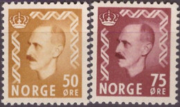 Norvegia Norge 1957 MiN°414/15 2v MNH/**vedere Scansione - Ongebruikt