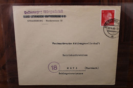 1944 Elsass WK Allemagne Germany Dt Reich Alsace WK2 Krastversorgung Aktiengesellschaft Société D'alimentation Besetzung - Guerre De 1939-45