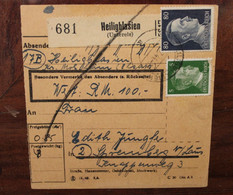 1944 Heiligblasien Elsass WK Allemagne Germany Dt Reich Alsace WK2 Cover Spremberg Besetzung Occupation - Oorlog 1939-45