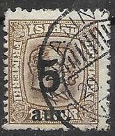 Iceland VFU 1921 7,5 Euros - Oblitérés