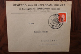 1944 Markirch Elsass WK Allemagne Germany Dt Reich Alsace WK2 Cover Sainte-Marie-aux-Mines Besetzung Occupation - Guerra Del 1939-45