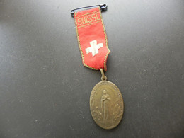 Old Pilgrim Medal - Switzerland Schweiz Suisse - Pilger Zug Lourdes - Unclassified