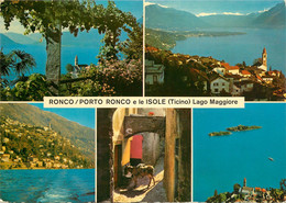 CPSM Ronco-Porto Ronco E Le Isole-Beau Timbre   L1220 - Ronco Sopra Ascona