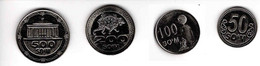 Uzbekistan - Set 4 Coins - 50 100 200 500 SOM - Usbekistan