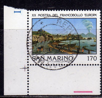 REPUBBLICA DI SAN MARINO 1980 MOSTRA EUROPA LIRE 170 USATO USED OBLITERE' - Used Stamps