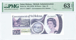 SAINT HELENA  50 Pence (ND 1979) - Isla Santa Helena