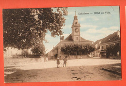 ZHM-34  Echallens, Hotel De Ville   Animé.   Circulé 1924  Seal 770 - Échallens