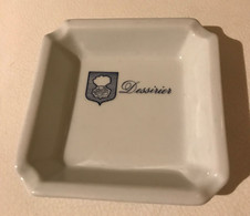 Cendrier En Porcelaine Blanche APILCO Dessirier FCR Paris Numéro A.23 - Ashtrays