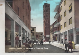 VELLETRI  PIAZZA VITTORIO EMANUELE  E TORRE DEL TRIVIO VG - Velletri