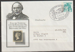 Bund Privat Ganzsache  MiNr. PU 110 B2/003a SoSt.Frankfurt Am Main Postmuseum  5.3.79 (d 3119 ) - Enveloppes Privées - Oblitérées