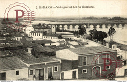 BADAJOZ. VISTA PARCIAL DEL RIO GUADIANA - Badajoz