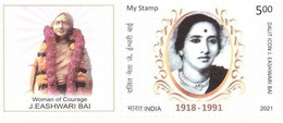 India 2021 NEW *** Eshwari Bai ,Indian Politician 1v Stamp Mint MNH (**) Inde Indien - Nuovi