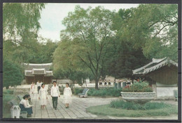 North Korea, Kaesong, Samgak Park, Cirillic Script On Back Side. - Corée Du Nord