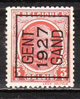 PRE152A  Houyoux - Bonne Valeur - Gent 1927 - MNG - LOOK!!!! - Typo Precancels 1922-31 (Houyoux)