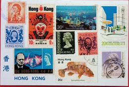 Hongkong Stamps - Timbres (représentations)