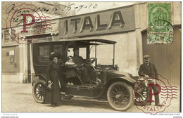 1910  ITALA AUTOMOBILES AGENCES EXCLUSIVES    BRUSSEL BRUXELLES      Brussels Fotokaart - Cafés, Hôtels, Restaurants
