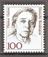 BRD Mi.Nr. 1390 ** Therese Giehse 1988 / Schauspielerin - Unused Stamps