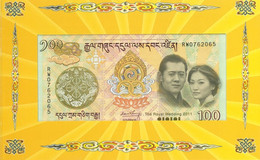 BHUTAN 2011 COMMEMORATING THE ROYAL WEDDING BANKNOTE - Bhután