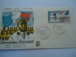 SOMALI  COAST FRENCH  FDC  1060  KINGS BERNARD - Lettres & Documents