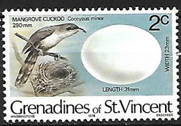 Grenadines Of St Vincent  - MNH ** 1978 : Mangrove Cuckoo  -  Coccyzus Minor - Cuculi, Turaco