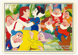 2 CPM - Walt Disney - Blanche Neige Et Les Sept Nains - Stripverhalen