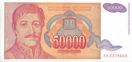 YOUGOSLAVIE - 50 000 Dinara 1994 UNC - Yugoslavia