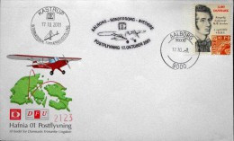 Denmark 2001 Special  Cancel Cover Kastrup-Alborg 17-10 Postflyvning  ( Lot 694 ) - Cartas & Documentos