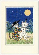 8 CPM - Illustrateur Jacqueline BOURDILLON - 8 Cartes "Au Royaume Des Chats" - Chats