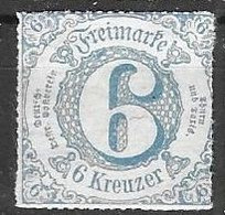 1865 T&T Plattenfehler Short S In Deutsch Plate Error Mnh ** Type Ia - Mint