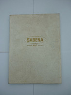 Livre Sur L'histoire De La SABENA - 1955 -Texts In 3 Languages  French / Dutch / English - Werbung