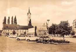 ROSSLAU - Marktplatz ( Automobiles , Motos ) Années 50/60 - Rosslau