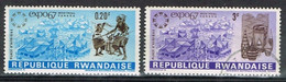 RD 4 - RUANDA 2 Val. Obl. EXPO 67 - Usados