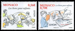 SALE!!! MONACO MONAKO 2010 EUROPA CEPT CHILDREN BOOKS 2 Stamps MNH ** - 2010