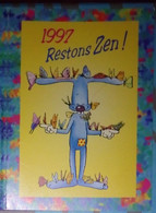 Petit Calendrier De Poche 1997 Stanley Lapin Restons Zen - Papeterie La Ferté Bernard Sarthe - Formato Piccolo : 1991-00