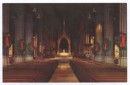USA New York Sanctuary St. Patrick's Cathedral Main Altar Gel. 1969 - Kerken