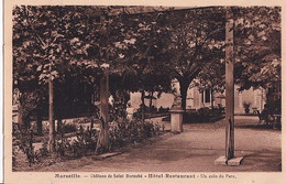 MARSEILLE              CHATEAU DE SAINT BARNABE.  HOTEL RESTAURANT .   UN COIN DU PARC  N° 2 - Saint Barnabé, Saint Julien, Montolivet