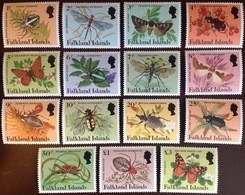 Falkland Islands 1984 Insects & Spiders Butterflies Set MNH - Non Classés