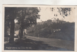 A7827) LINZ - PÖSTLINGBERG Bei Linz - OÖ - Straße Und Wiese Mit Haus Im Vordergrund ALT!  1927 - Linz Pöstlingberg