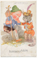 CPA - Illustrateur MAUZAN - Le Chat Botté - Mauzan, L.A.