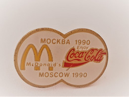 PINS Mac Do McDonald's Coca-Cola Moscow 1990 / 33NAT - McDonald's